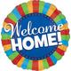 Premium Welcome Home Blitz Foil Balloon Bouquet with Balloon Weight, 13pc
